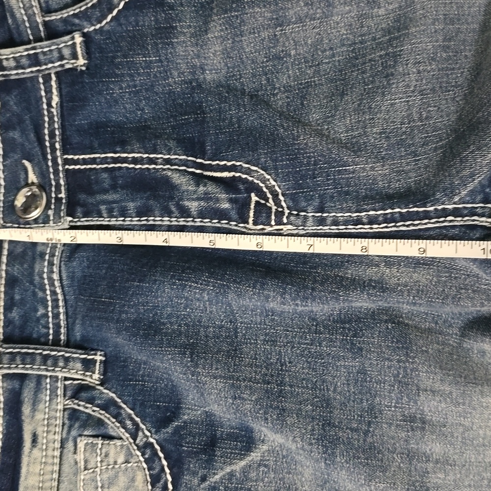 Grace in LA Women's Faded Blue Boot Cut Jeans - Picture 3 of 3